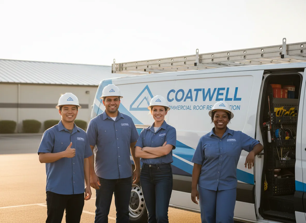 Commercial roof coating company in Earlsboro, OK